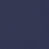 Serviette Zelltuch - 33 x 33 cm, uni dunkelblau