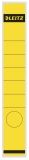 1648 Rückenschilder - Papier, lang/schmal, 10 Stück, gelb
