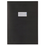7096 Heftschoner Papier - A4, schwarz