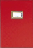 7442 Heftschoner PP - A4, gedeckt/rot
