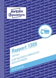 1305 Rapport, DIN A6, vorgelocht, 100 Blatt, weiß