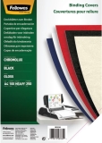 Deckblätter Chromolux - A4, Karton 250 g/qm, schwarz, 100 Stück