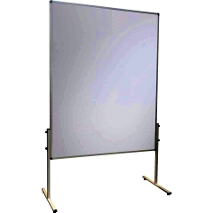 Moderationstafel U-Act!Line®, Karton/Karton, Aluminiumrahmen, 1200x1500 mm, weiß