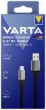 Speed Charge & Sync Kabel USB A auf USB C , 2 m, schwarz