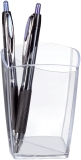Stifteköcher Happy - glasklar, 74 x 74 x 95 mm
