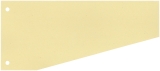 Trennstreifen Trapez - 190 g/qm Karton, gelb, 100 Stück