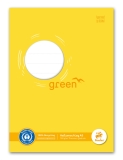 Heftschoner - A5, 150 g, gelb, Recycling