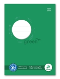 Heftschoner - A5, 150 g, grün, Recycling