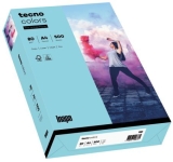 Multifunktionspapier tecno® colors - A4, 80 g/qm, mittelblau, 500 Blatt