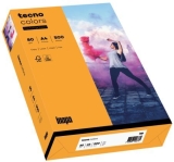 Multifunktionspapier tecno® colors - A4, 80 g/qm, mittelorange, 500 Blatt