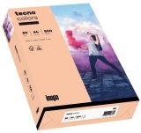 Multifunktionspapier tecno® colors - A4, 80 g/qm, lachs, 500 Blatt