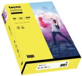 Multifunktionspapier tecno® colors - A4, 80 g/qm, gelb, 500 Blatt