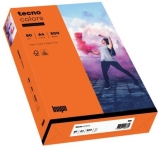 Multifunktionspapier tecno® colors - A4, 80 g/qm, intensivorange, 500 Blatt