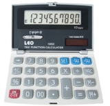 Taschenrechner 106S II - Solar-/Batteriebetrieb, 10stellig, LC-Display klappbar, silber/grau