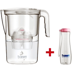 Tischwasserfilter Vida 2,6l + 1x Magnesium Mineralizer +Trinkflasche