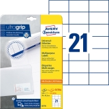 6174 Universal-Etiketten ultragrip - 70 x 42,3 mm, weiß, 630 Etiketten, permanent
