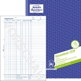 1226 Kassenbuch - EDV-gerecht, A4, Recycling, Blaupapier, 100 Blatt