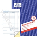 1743 Kassenbuch Bericht A5 2x40Blatt SD blau