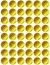 Verschluss-Etiketten, Ø 18 mm, 15 Bogen/720 Etiketten, transparent