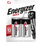 Batterie Max Baby C 1,5 V, weiß/rot, 2 Stück