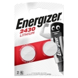 Knopfzellen-Batterie Lithium CR2430 3,0Volt - 2 Stück