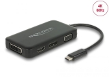 Adapter USB-C > VGA/HDMI/DVI/DP st/Bu