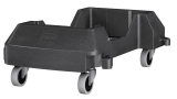 Slim Jim® Transportroller - Kunststoff, schwarz