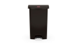 Slim Jim® Step-On-Tretabfallbehälter - 90 L, schwarz