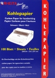 Kohlepapier - A4, 100 Blatt, schwarz