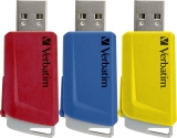 USB 3.2 Stick 16GB, StorenClick, rot-blau-gelb