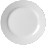 Frühstücksteller Bianco - 19cm, Porzellan, weiß, 6 Stück