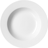 Suppenteller Bianco - 22 cm, Porzellan, weiß, 6 Stück