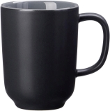 Kaffeebecher Jasper - 285 ml, Keramik, schwarz, 6 Stück