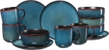 Frühstücksservice bali - 12-tlg., Keramik, blau