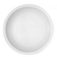 Teller 6200 - 21 cm tief, Porzellan, weiß, 6 Stück