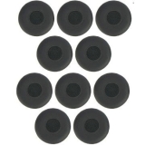 Lederohrkissen für Evolve 20-65 - schwarz, Leder, 10 Stück