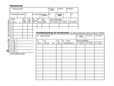 Urlaubs- und Freistellungsantrag - Block, 50 Blatt, DIN A6 quer