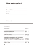 Unterweisungsbuch für die betriebliche Unfallverhütung, 48 Seiten, DIN A5 quer