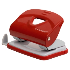 Locher, 20 Blatt, rot/grau