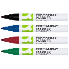 Permanentmarker - Rundspitze, ca. 2 - 3 mm, 4er-Set sortiert