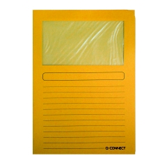 Umlaufmappe, A4, Pappe, gelb