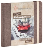 Toned Watercolour Book - 14x14 cm, 200 g/qm, beige, oberflächengeleimt, 30 Blatt