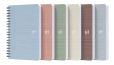 Spiralbuch My Rec'Up - 9 x 14 cm, 5 mm kariert, 90 Blatt, sortiert, SCRIBZEE®