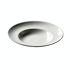 Pastateller Volos, Ø 30,5 cm, Steinzeug, weiß, 4 Stück