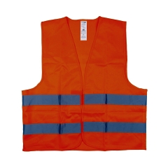 Warnweste, Größe 10=XL, Polyester, orange