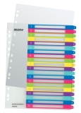 1245 Register Serie WOW - 1-20, A4 Überbreite, 20 Blatt, farbig