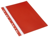 Schnellhefter - A4, Multilochung, PVC, rot