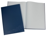 Geschäftsbuch - A4, 96 Blatt, 70g/qm, blanko, blau