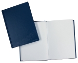 Geschäftsbuch - A6, 96 Blatt, 70g/qm, blanko, blau