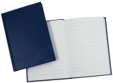 Geschäftsbuch - A6, 96 Blatt, 70g/qm, liniert, blau